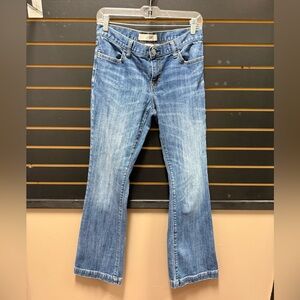 GAP Long & Lean Flare Jeans Women’s Size 6R Medium Wash Stretch Denim